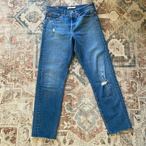 Levi's wedgie skinny/straight leg jeans